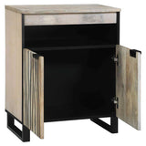 Media Storage Cabinets & Racks White and Black 60 x 33 x 75 cm 4017997