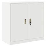 Storage Cabinet White 90 x 40 x 90 cm Steel 891645