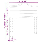 Headboard Brown Oak Engineered wood 888712