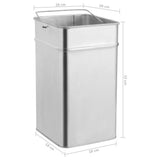 Ashtray Dustbin Hotel 36 L Steel Black 51091