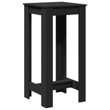 Bar Table Black 51x50x103.5 cm Engineered Wood 854401