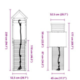 Outdoor Playset Impregnated Wood Pine 3279093