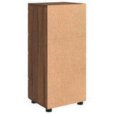 Bathroom Cabinet Set TULUM Brown Oak 37 x 31.5 x 82 cm 880348