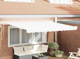 Awning Canopy Replacement for 3x2.5 m White Polyester 42000572