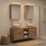 Bathroom Furniture Set 5 pcs Artisan Oak 3406718