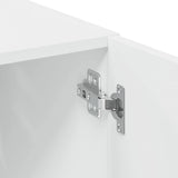 Slim Storage Cabinet White 50x42.5x225 cm Engineered Wood 3281301