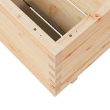 Garden Planter 90x90x49.5 cm Solid Wood Pine 3282534