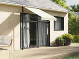 Retractable Awning Cream 100x150 cm Fabric and Steel 368743