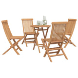 Garden Set 5 pcs Brown Soild Teak Wood 3437403