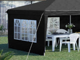3 x 6m Pop-Up Gazebo, with Removable Walls - Black T3398P323800