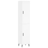 Highboard White 34.5x34x180 cm Engineered Wood 3198801