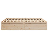 Bed Frame without Mattress 180x200 cm Super King Solid Wood Pine 3282366