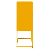 Highboard Mustard Yellow 68.5x38.5x107 cm Steel 846509