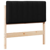 Upholstered Headboard Brown and Black 90 cm Solid Pine Wood 880200