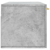 Wall Cabinet Concrete Grey 100x36.5x35 cm Engineered Wood 830120