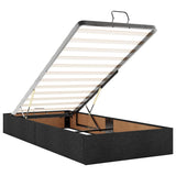 Ottoman Bed Frame without Mattress Black Single Fabric 3310918