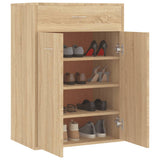 Shoe Cabinet Sonoma Oak 60x35x84 cm Engineered Wood 801074