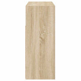 804340 Sideboard with LED Lights Sonoma Oak 115,5x30x75 cm