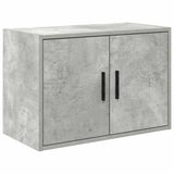 ZNTS Garage Cabinets 2 pcs Concrete Grey Engineered Wood 3328335