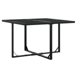 Garden Dining Set Black 3295038