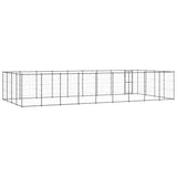 Outdoor Dog Kennel Steel 43.56 m 3082316