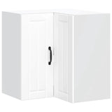 Kitchen Wall Corner Cabinet Lucca White Engineered Wood 853857