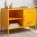 TV Cabinet Mustard Yellow 68x39x50.5 cm Steel 843000