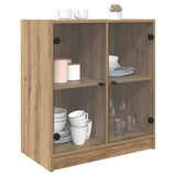 Side Cabinet Artisan Oak 68 x 37 x 75.5 cm Engineered Wood 886247