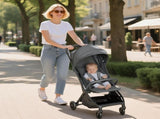 Foldable Baby Stroller with Adjustable Seat, 5-Point Harness, Canopy, Basket, 6.3kg Lightweight & T3398P422774