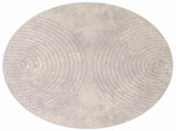 Area Rugs Round GALATI Beige 120 CM Polyester 42022814