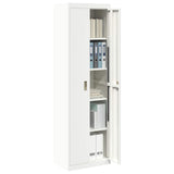 Storage Cabinet White 60 x 40 x200 cm Steel 3406207