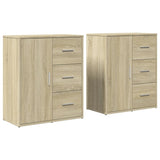 Sideboards 2 pcs Sonoma Oak 60x31x70 cm Engineered Wood 3276555