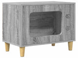 Cat House Grey Sonoma 51 x 30 x 52 cm Engineered Wood 8000659