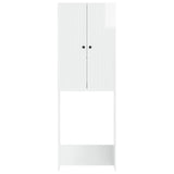 Toilet Cabinet EDE High Gloss White 66 x 25.5 x 190 cm 896039