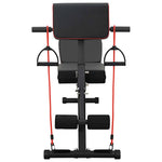 Weight Bench Manual Black 132 x 54 x 100 cm Steel 42007904