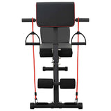 Weight Bench Manual Black 132 x 54 x 100 cm Steel 42007904