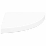 Floating Corner Shelves 4 pcs White 35x35x3.8 cm MDF 323918