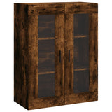 Highboard Smoked Oak 69,5x34x180 cm Engineered Wood 3198294