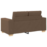 ZNTS 3-Piece Sofa Set with Cushions - Brown Fabric 3324632