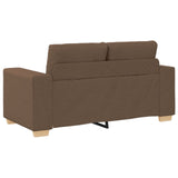 ZNTS 3-Piece Sofa Set with Cushions - Brown Fabric 3324632