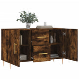 Sideboard Smoked Oak 100x36x60 cm Engineered Wood 828161