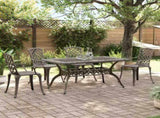 Garden Dining Set Bronze Cast aluminium Medium Ergonomic 3216316