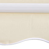 Manual Awning 3 x 2.5 m Cream 100% Polyester 270183