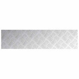 Stair Tread Rectangular 4 pcs Silver 80 x 20 cm Aluminium 4104260