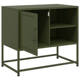 TV Cabinet Olive Green 68x39x60.5 cm Steel 846522