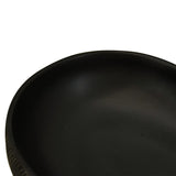 Countertop Basin Black Oval 59x40x14 cm Ceramic 155102