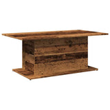 Coffee Table Old Wood 102x55.5x40 cm Engineered Wood 856806