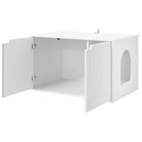 Cat House White 85 x 55 x 50.5 cm Engineered Wood 8000716