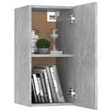 4 Piece TV Cabinet Set Concrete Grey Engineered Wood 3079062