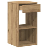 ZNTS Bedside Cabinets with Drawer 2 pcs Artisan Oak 35x34x66.5 cm 858730